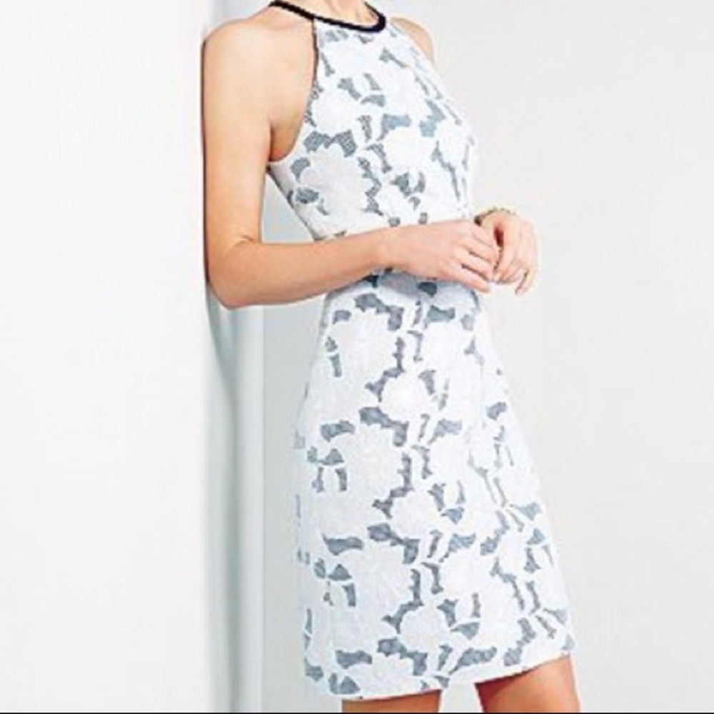 Katherine Kelly Beautiful Floral Appliqué Dress